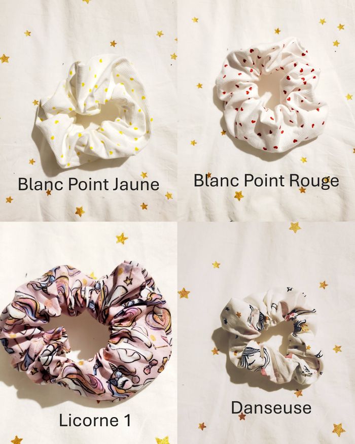 Chouchou / Elastique - Marron/Beige - photo numéro 3