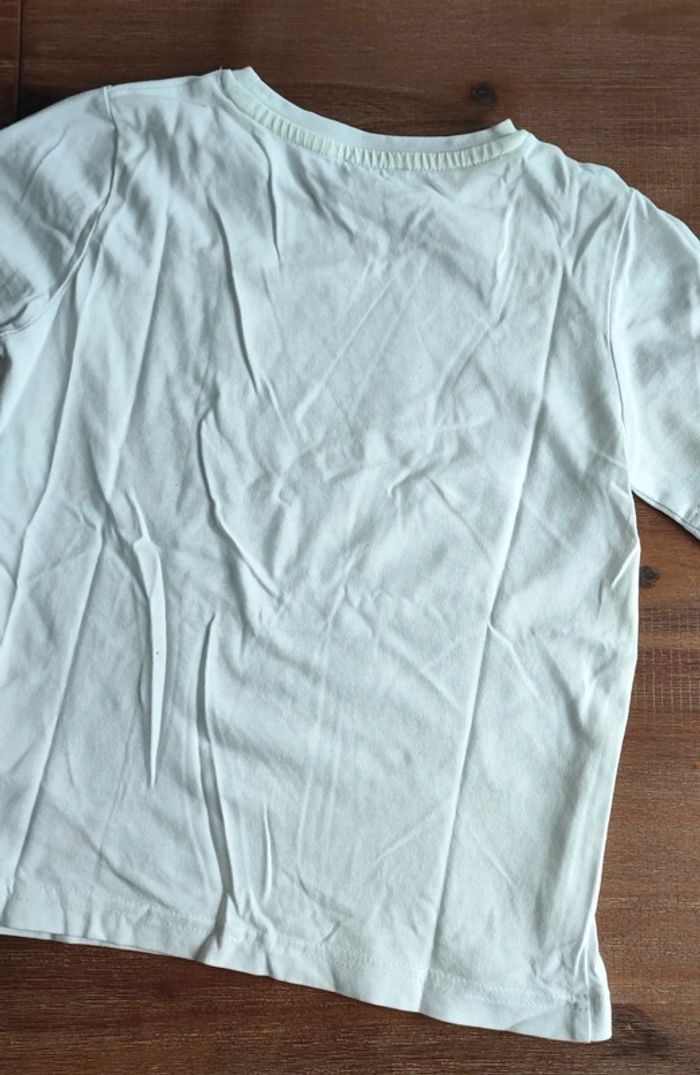 Tee-shirt blanc 4 ans - photo numéro 4