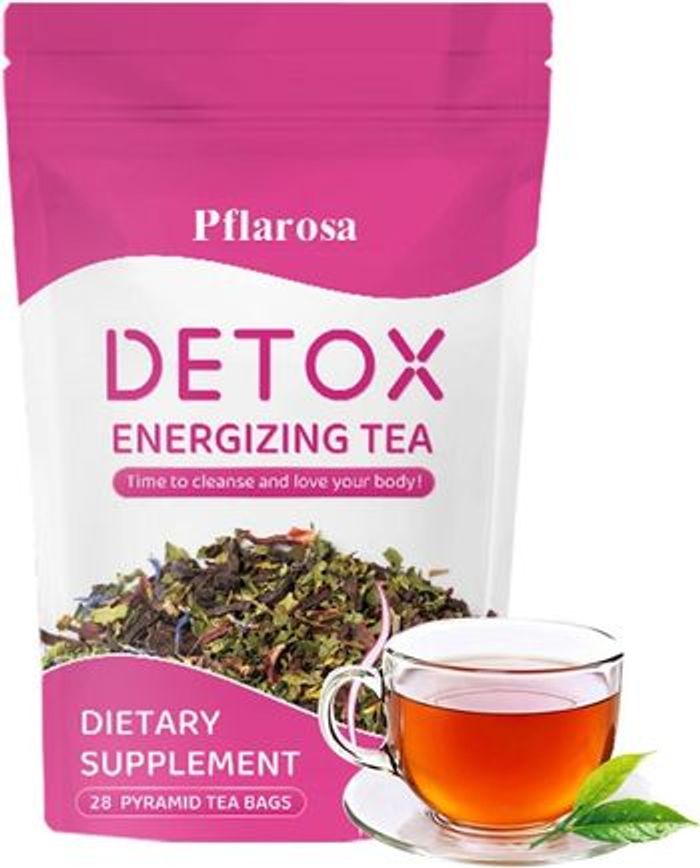 Thé Détox pour Maigrir – Cure 28 Jours | Tisane Détox Minceur avec Camellia, Pissenlit & Pétales de Rose – Nettoyage Naturel & Soutien Digestif