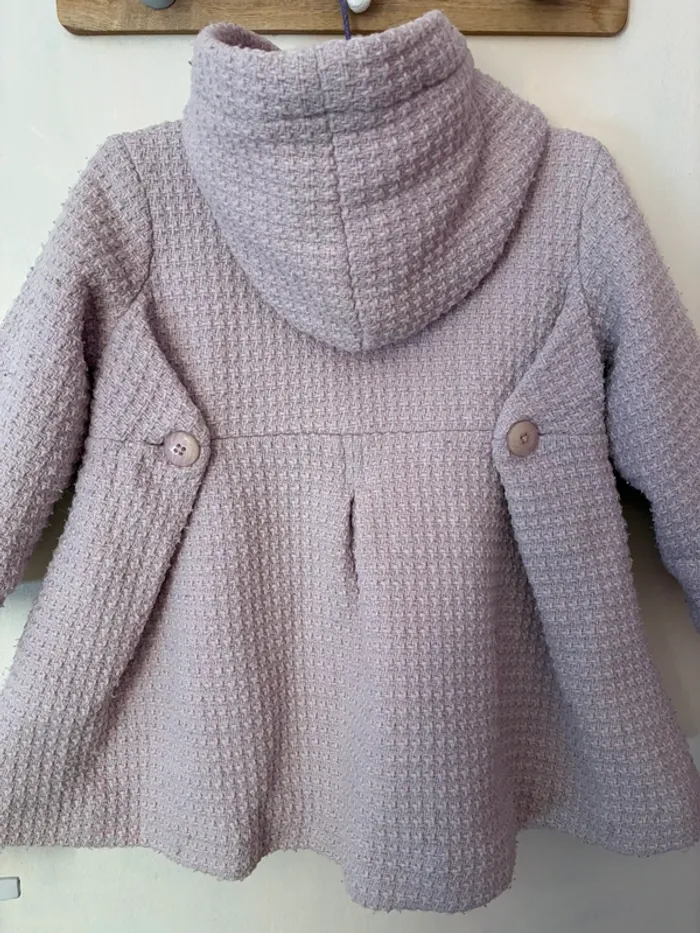 Jolie manteau à capuche automne/hiver, 3 ans, Vertbaudet. - photo numéro 7