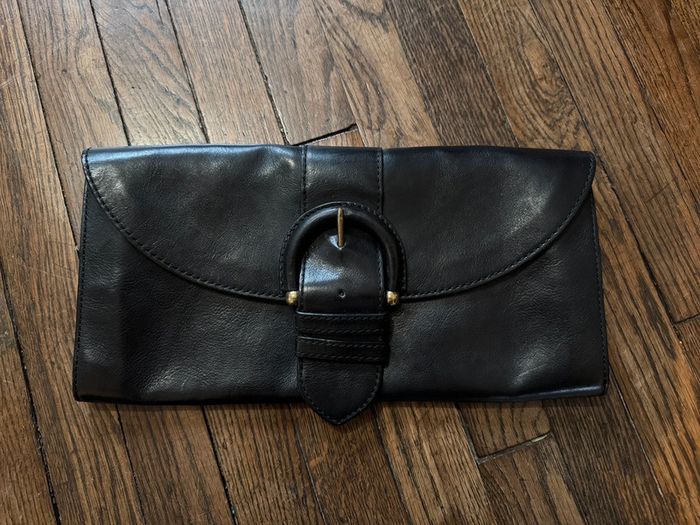 Grande pochette en cuir banana republic - photo numéro 2