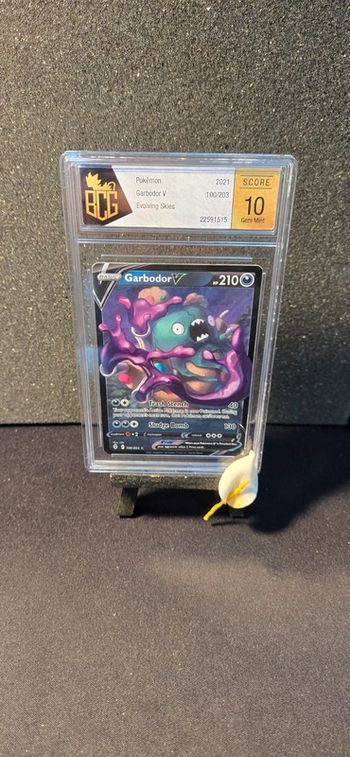 Carte Gradé Pokemon, Garbodor V (Miasmax V)