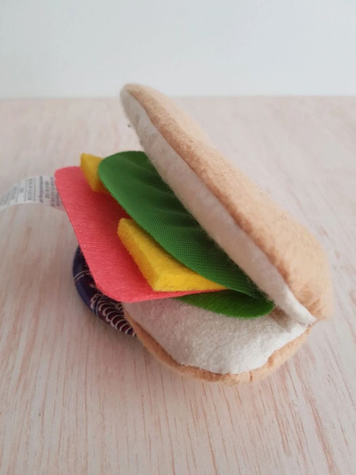 Aliments en tissu et dînette en bois fast-food - photo numéro 4