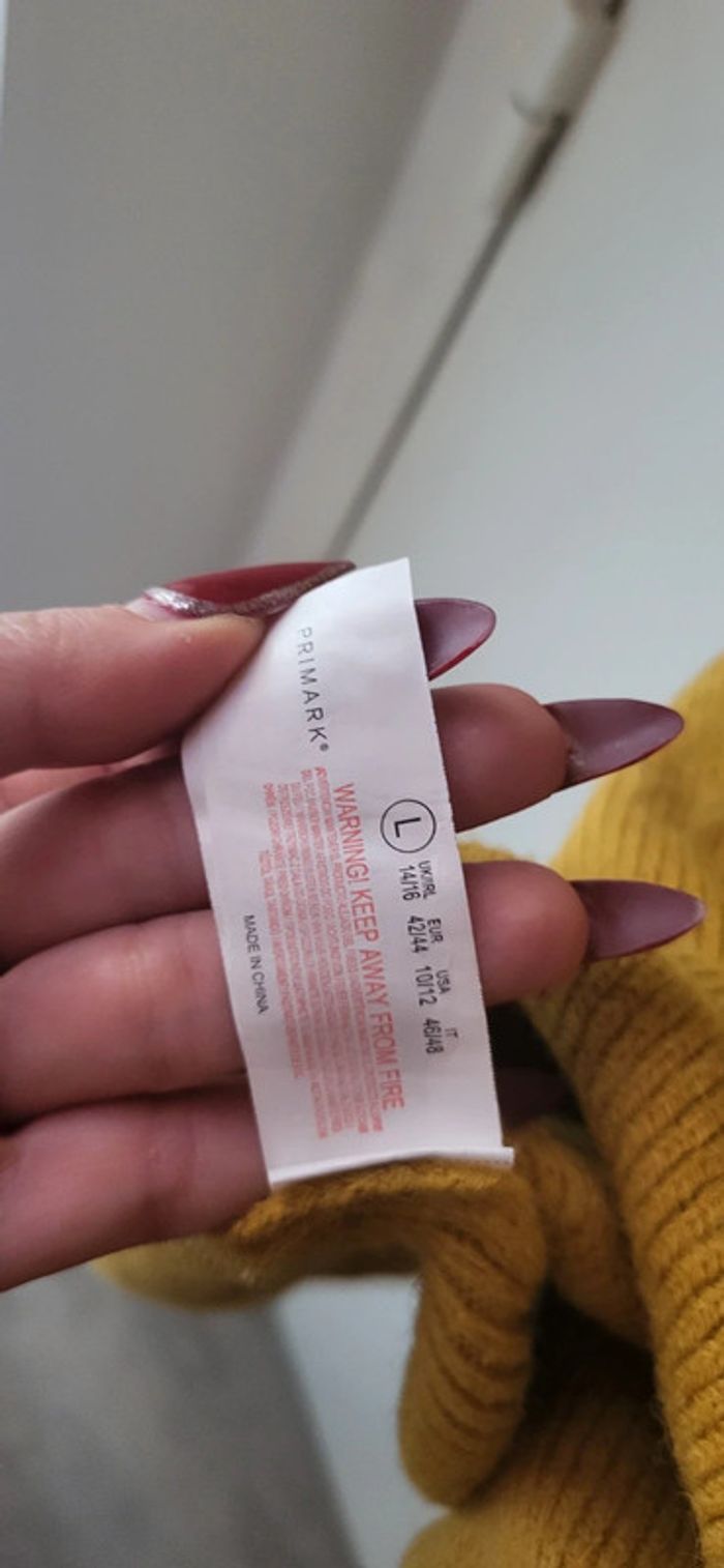 Robe pull moutarde - photo numéro 6