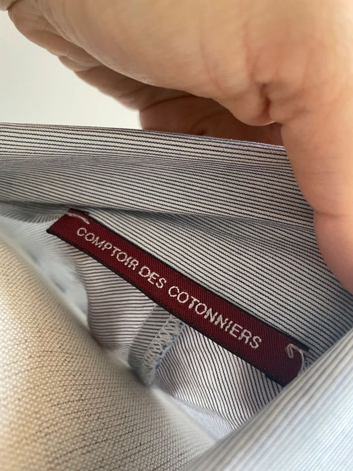Blouse bleue Comptoir des Cotonniers 40 - photo numéro 6