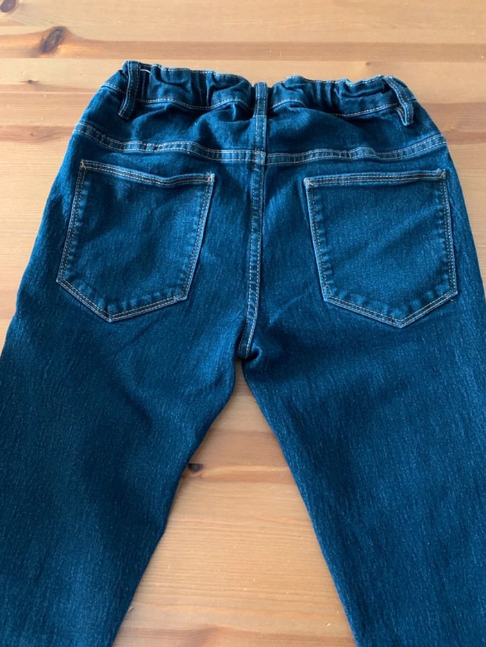 Jeans bleu C&A 15 ans comme neuf Ceinture élastique réglable - photo numéro 6