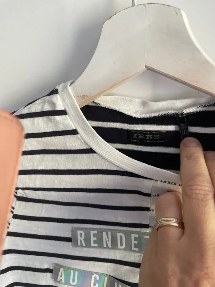 T-shirt 10 ans ikks - photo numéro 3