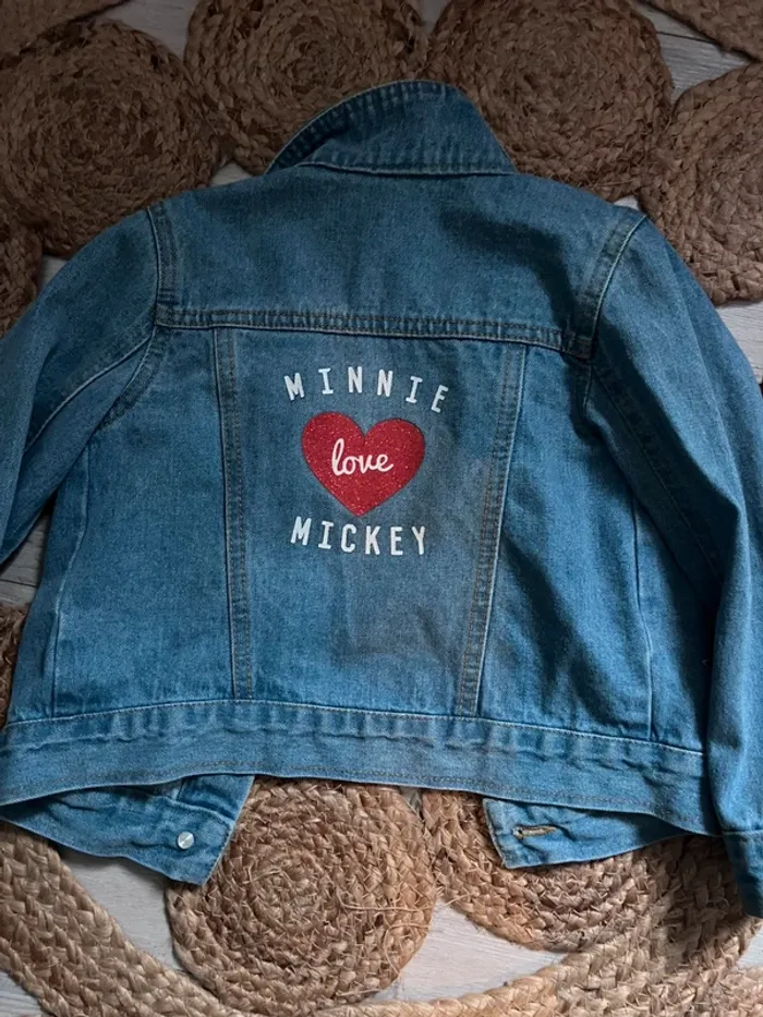 Veste en jean Disney Mickey&Minnie 4 ans - photo numéro 6