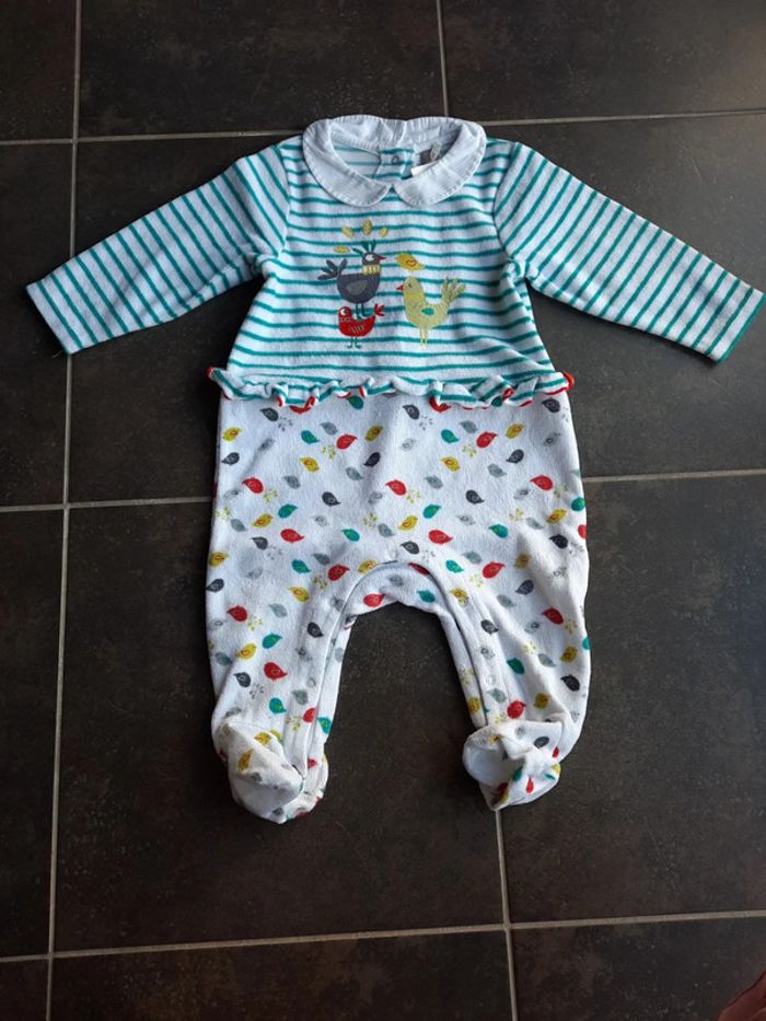 Pyjama velours orchestra 12 mois