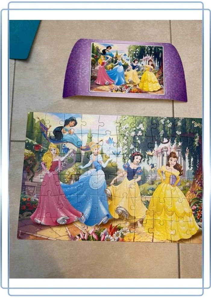 Puzzle Disney princess 60 pièces 2 en 1 - photo numéro 2