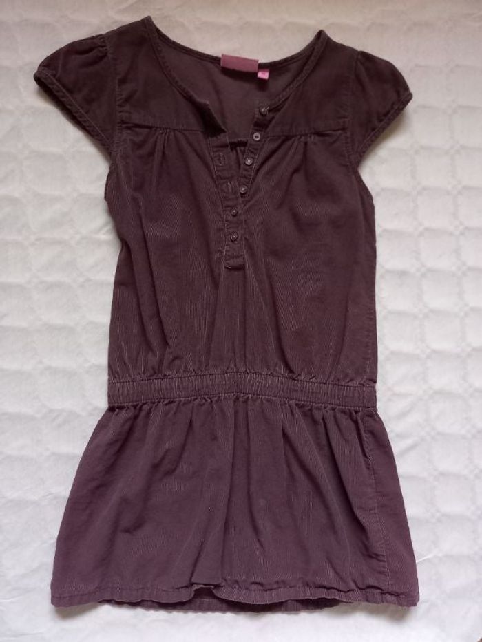 Robe tunique marron 8 ans Kiabi