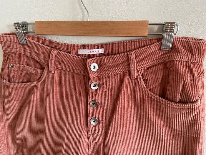 Pantalon vieux rose - Camaïeu - photo numéro 2