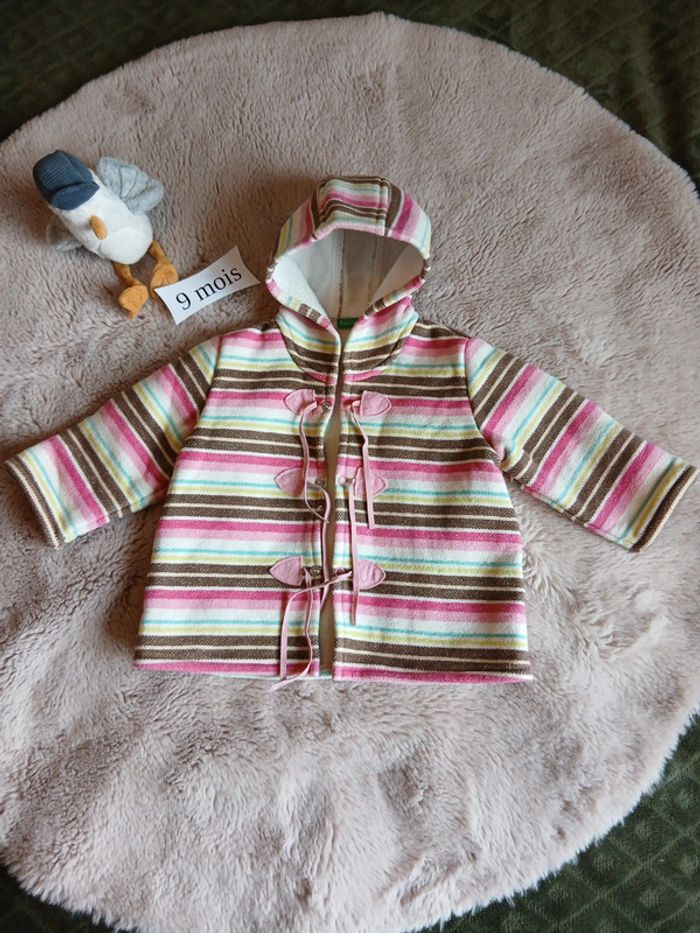 Veste à capuche Benetton 9 mois