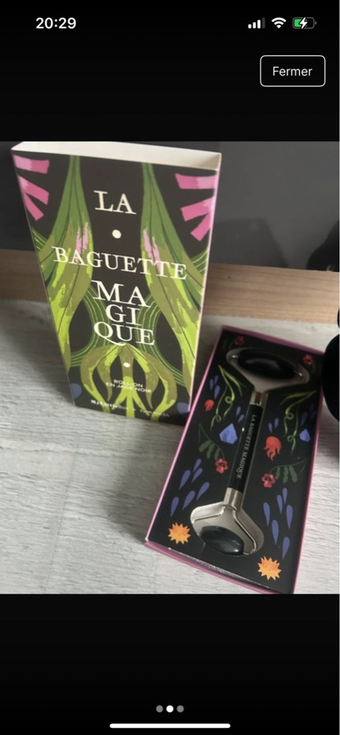 Serre -tête et roll-on en jade