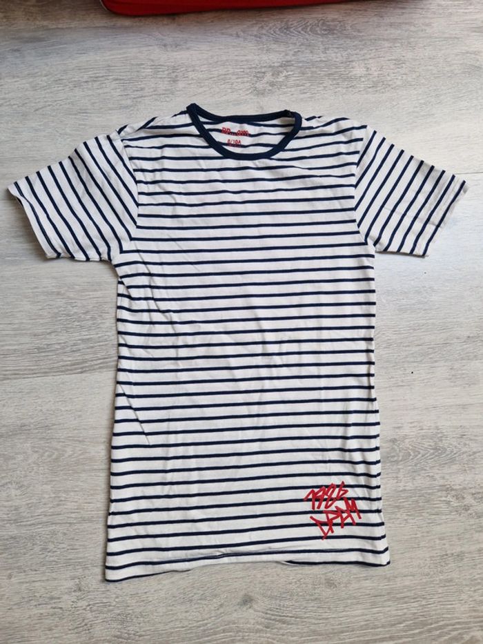 Tricot de corps Du Pareil Au Même 8-10 ans neuf marinière