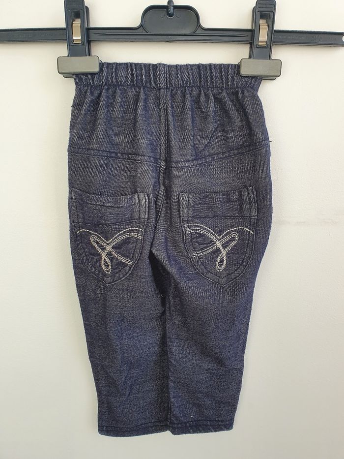 Leggings imitation jeans fille 2 ans - photo numéro 2