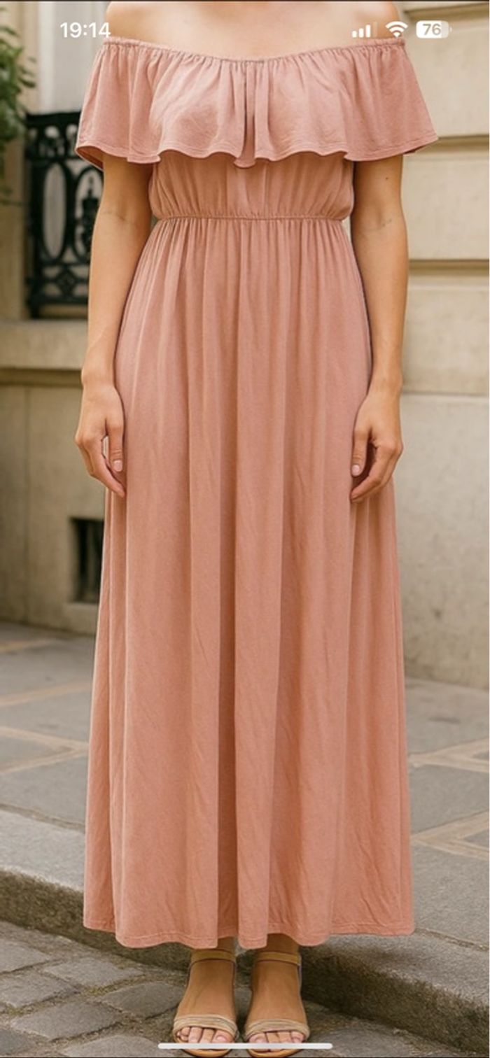 Robe rose poudrée - photo numéro 2