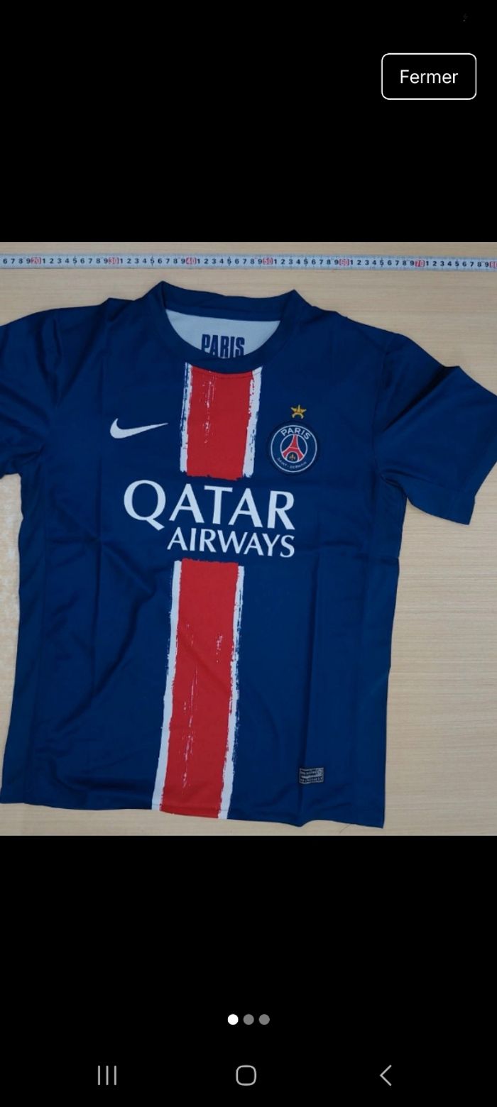Maillot psg  avec étoile neuf - photo numéro 2
