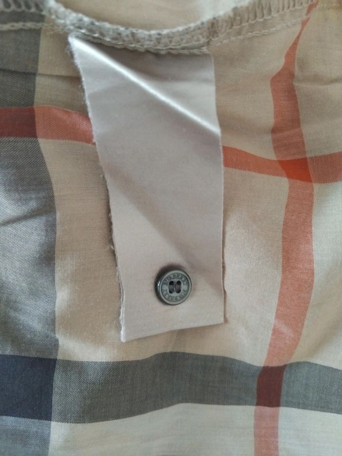 Blouse Burberry t14ans 100%coton - photo numéro 11