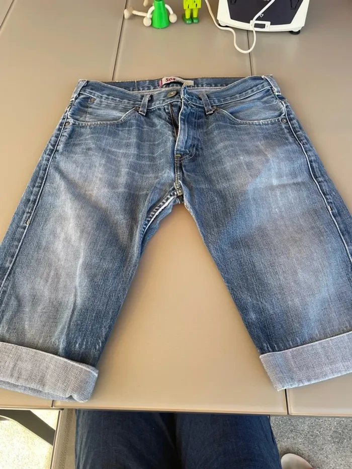 Bermuda 504 straight en jean Levi’s