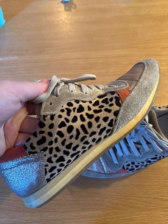 Sneaker pailleté femme taille 38 - photo numéro 3