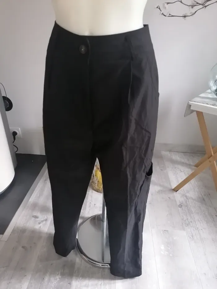 Pantalon droit avec poches shein 38