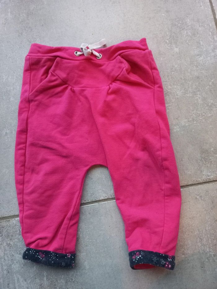 Pantalon rose 12 mois Lulu Castagnette