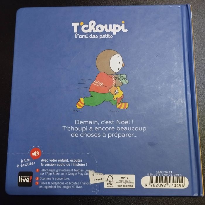 Livres Nathan enfants T'choupi lot de 4 - photo numéro 9