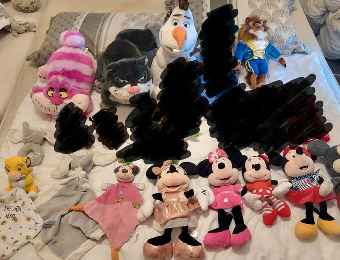 Peluches Disney en lots ou à l'unité