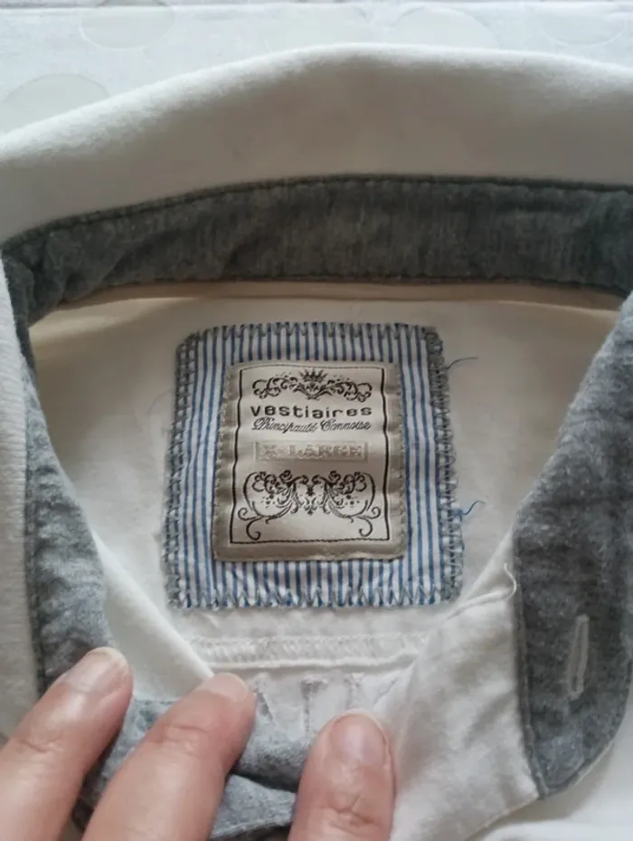 Tee shirt Polo manches courtes homme Vestiaire principauté cannoise taille XL rétro vintage - photo numéro 4