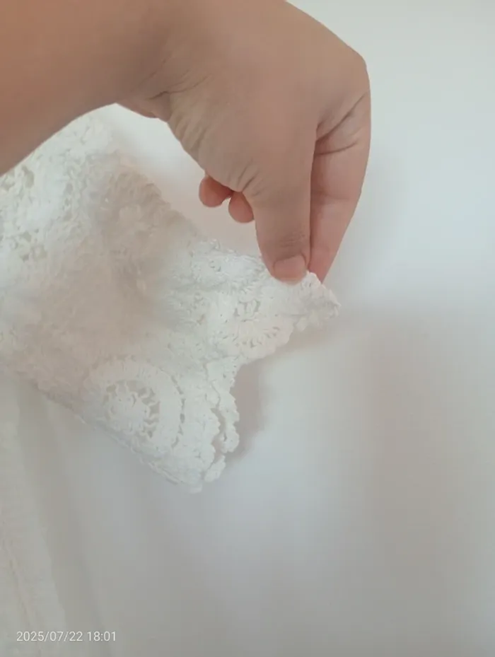 Gilet crochet dentelle - photo numéro 9