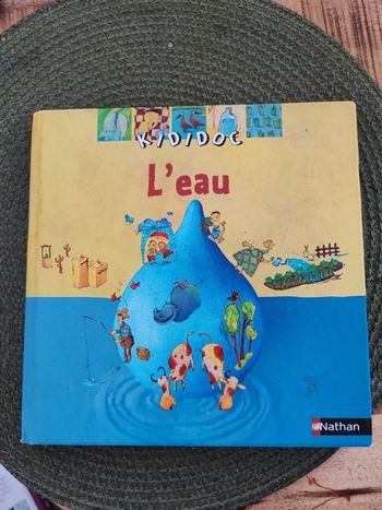 Livre kididoc animé thème l eau