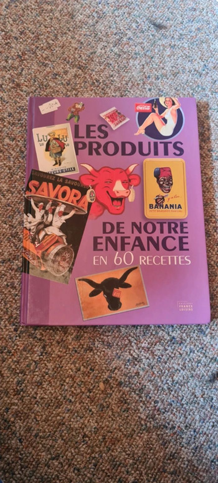 Livre les produit de notre enfance