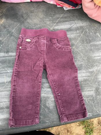 Pantalon fille 12 mois