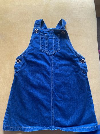 Salopette robe en jean 5 ans