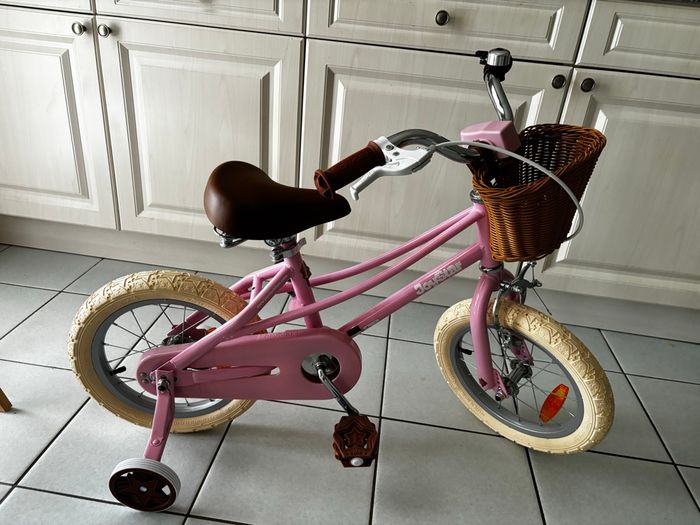 Vélo enfant rose 14 pouces - photo numéro 2