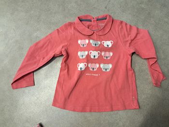 haut tee shirt manches longues fille 2 ans obaibi