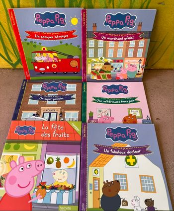 Lot de 6 livrets Peppa pig