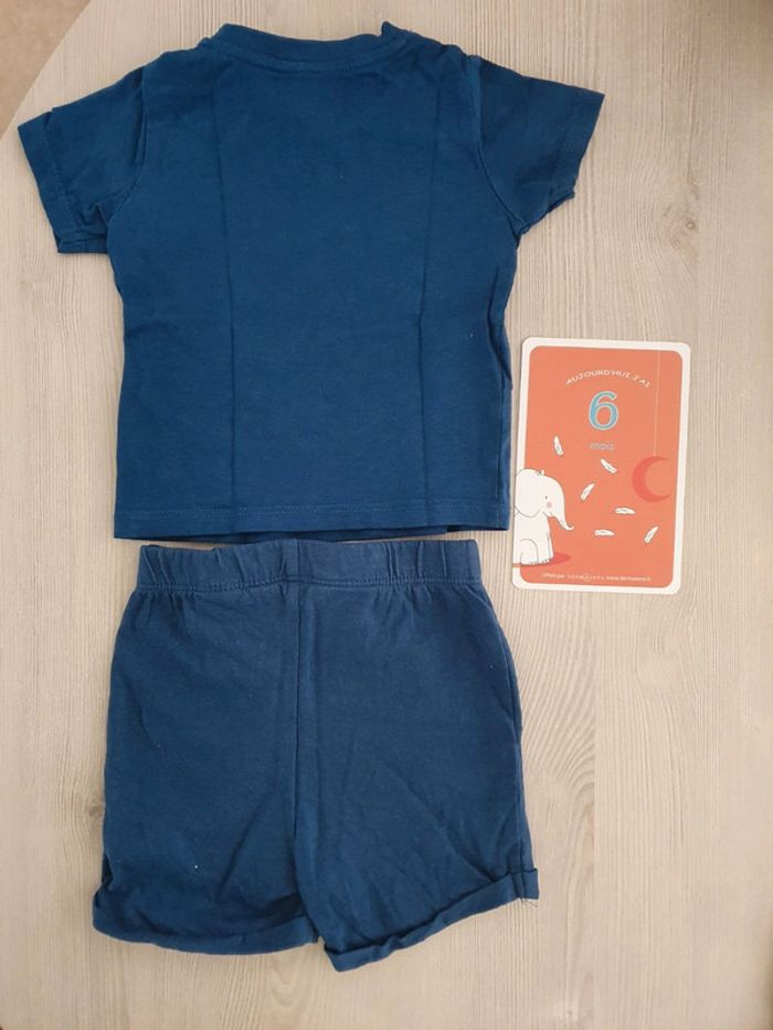 Ensemble primark bleu 6 mois - photo numéro 2