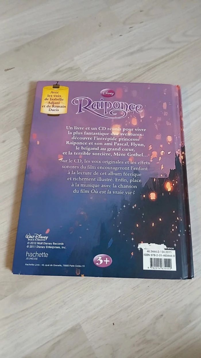Livre disney Raiponce - photo numéro 2