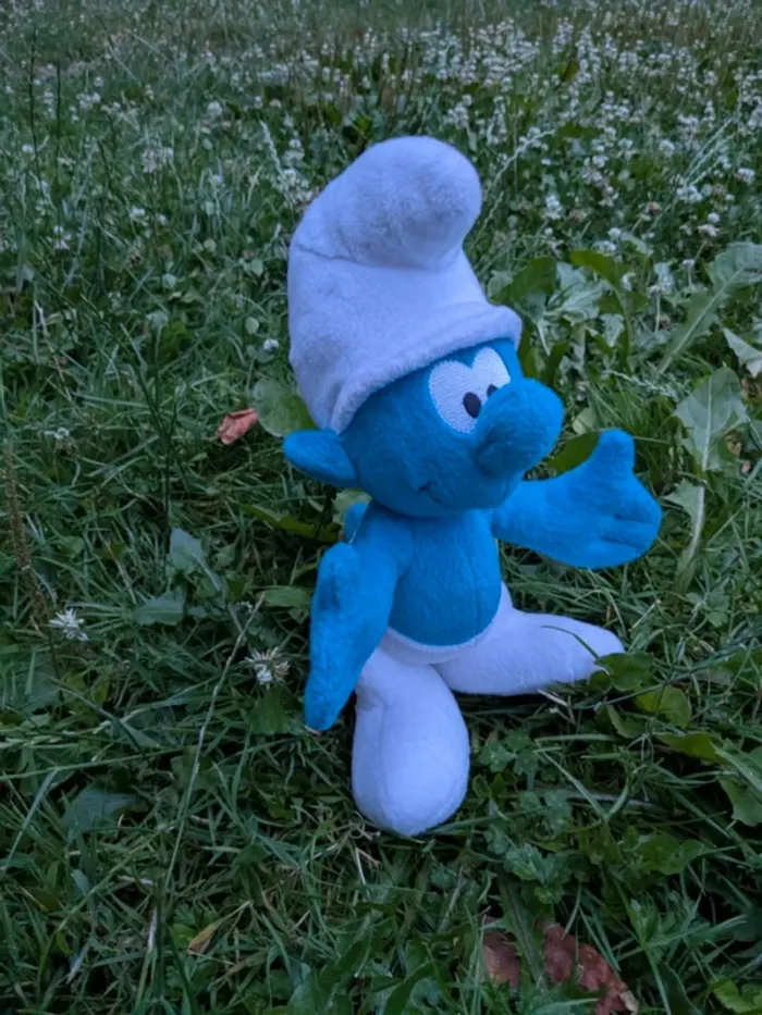 Peluche schtroumpf - photo numéro 2