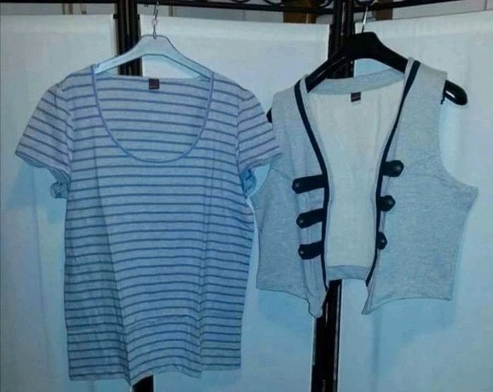 Ensemble Tee-shirt + gilet molletonné T50 - photo numéro 8