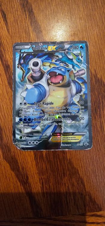 Carte pokemon tortank