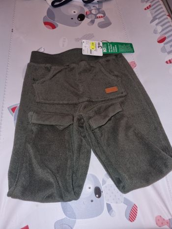 Pantalon kaki bébé taille 12/18 mois