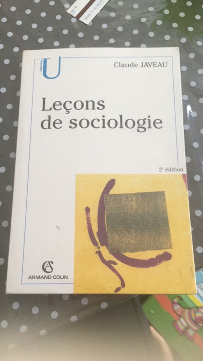 Leçons de sociologie