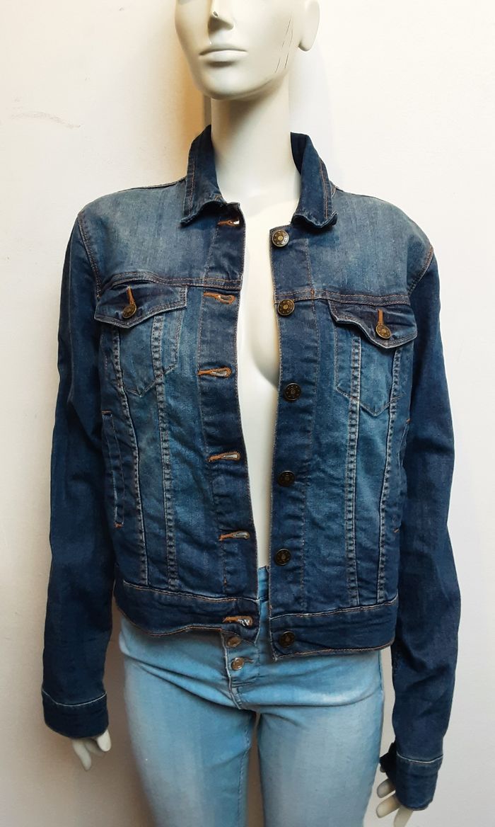 Jolie veste en Jeans pour femme Taille 38 La Redoute - photo numéro 2