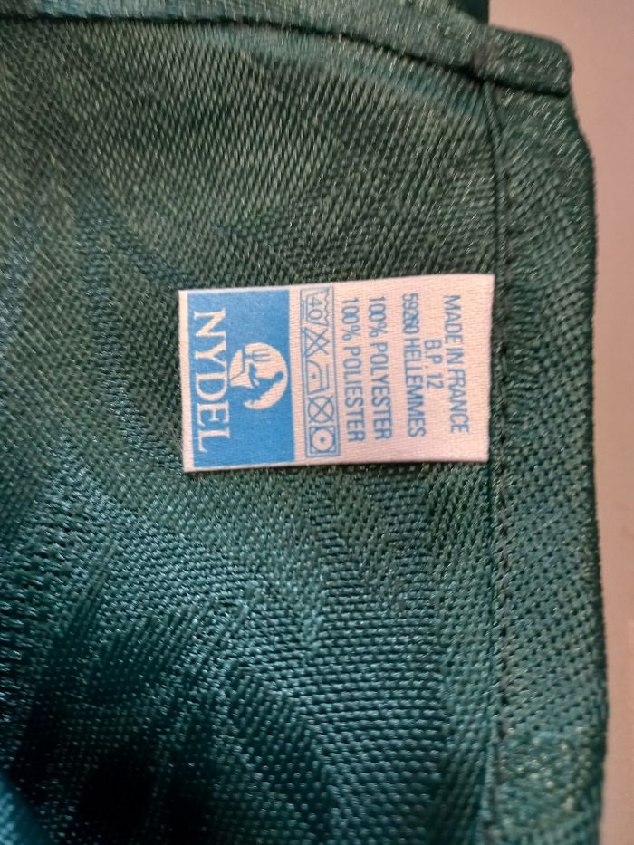 Nappe rectangulaire 2 m x 3 m verte marque Nydel - photo numéro 2