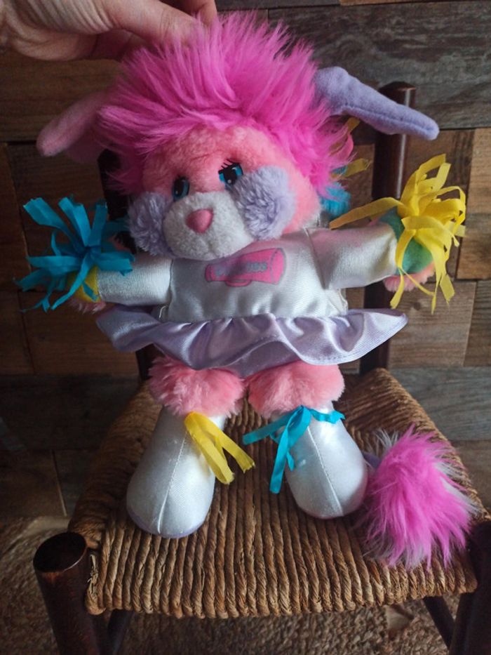 peluche Popples pom pom girl Vintage tbe - photo numéro 4