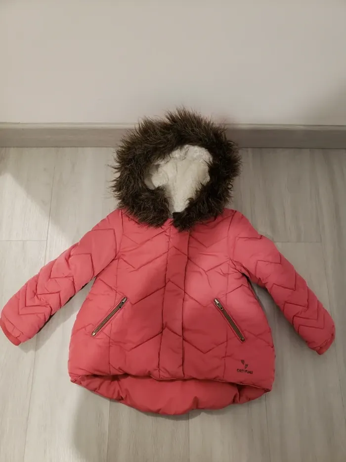 Doudoune Catimini 3 ans + bonnet/snood - photo numéro 8