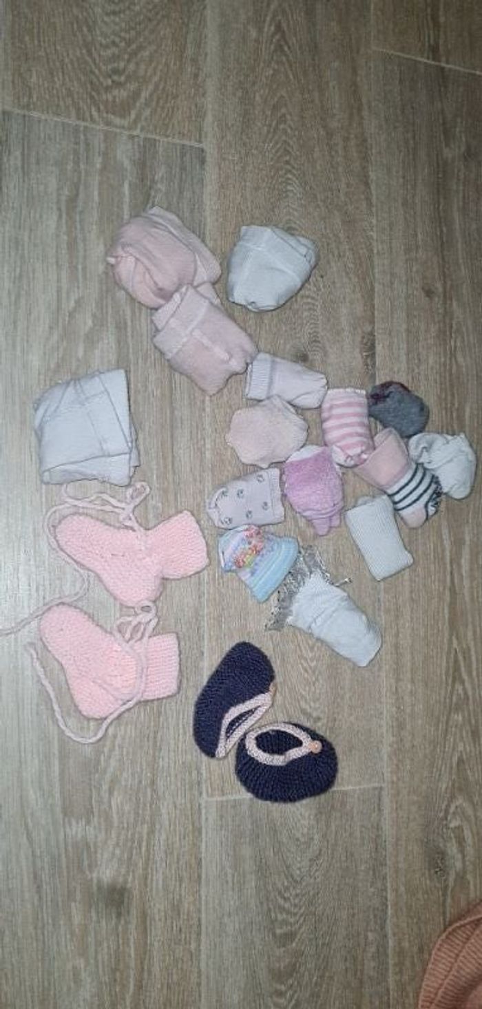 Lot chaussette chausson collant